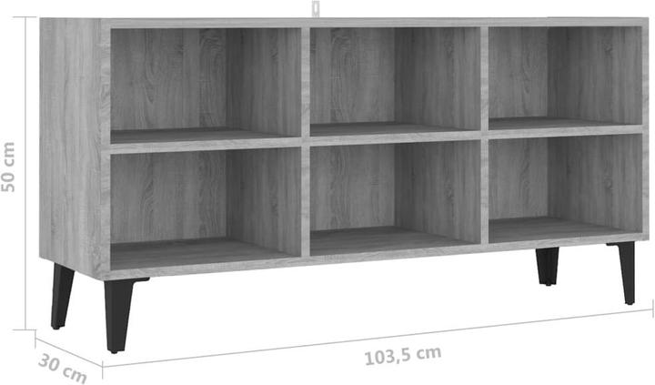 Produktbild vidaXL TV-Schrank (103.50 x 30 x 50 cm)