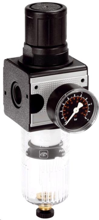 Actual product image Prebena Filter regulator multifix 12max 16 bar with polycarbonate tank