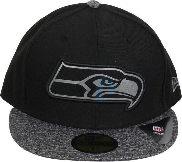 Produktbild New Era NFL - Seattle Seahawks - Grey Collection 59Fifty Cap schwarz 6 7/8 (56)