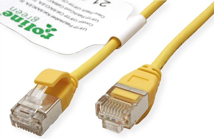 Produktbild Roline U/FTP Patchkabel Kat.6A (Class EA), LSOH, slim (U/FTP, CAT6a, 2 m)