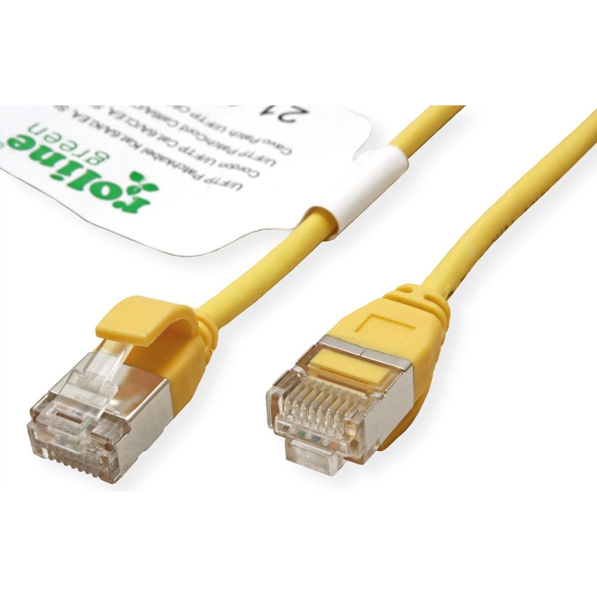 Thumbnail - Roline U/FTP Patchkabel Kat.6A (Class EA), LSOH, slim (FTP, CAT6a, 5 m), Netzwerkkabel