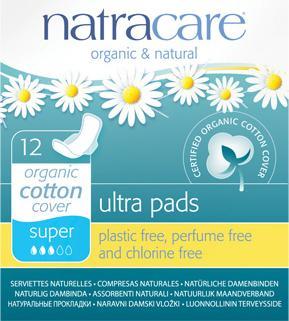 Natracare Ultra Pads (12 x, Damenbinden)