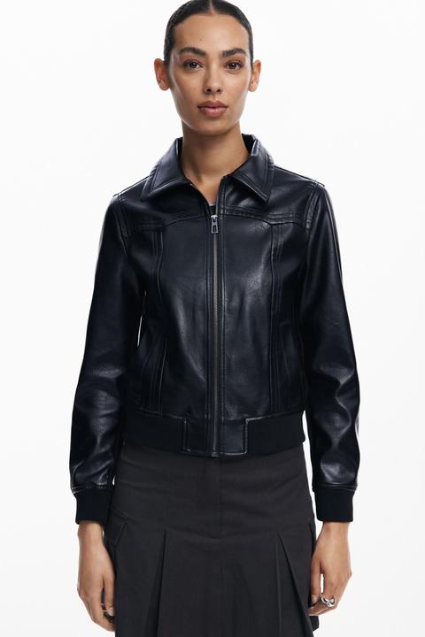 Actual product image Desigual leather jacket helsinki (XS)