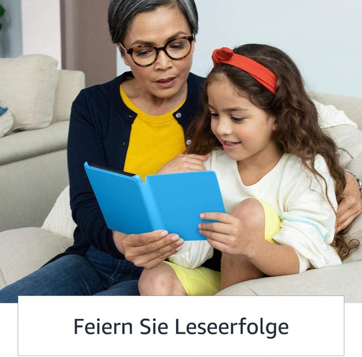 Produktbild Amazon Kindle Kids Edition without Special Offers inkl. Hülle (2019) (6", 8 GB, Schwarz, Blau)