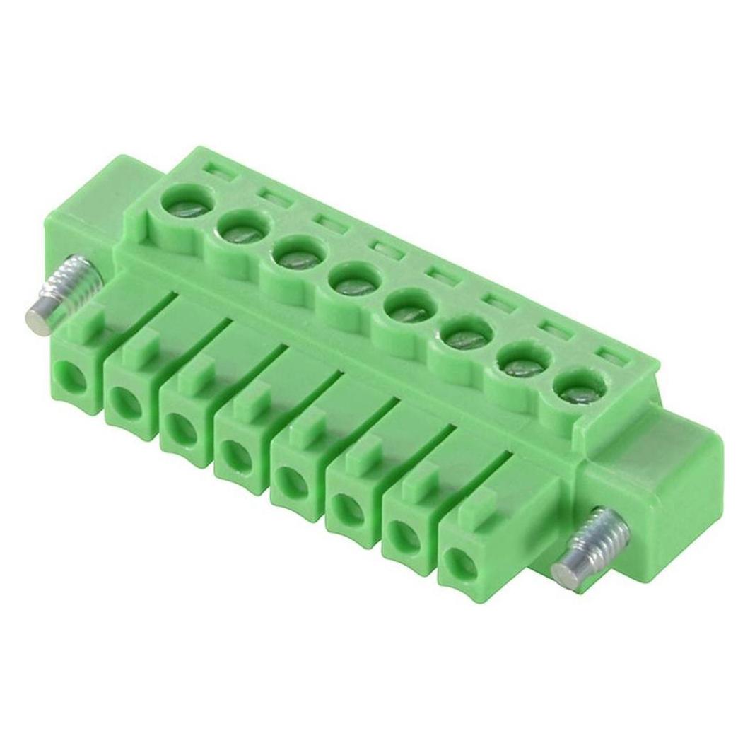Weidmüller Buchsengehäuse-Kabel Polzahl Gesamt 12 Rastermass 3.5 mm 2640860000 1188 St., Kabels + Stekkers, Groen