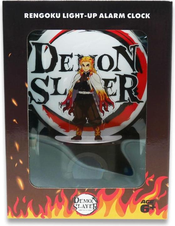 Actual product image Teknofun Demon Slayer: Kimetsu no Yaiba - Réveil et Lampe Kyôjurô Rengoku