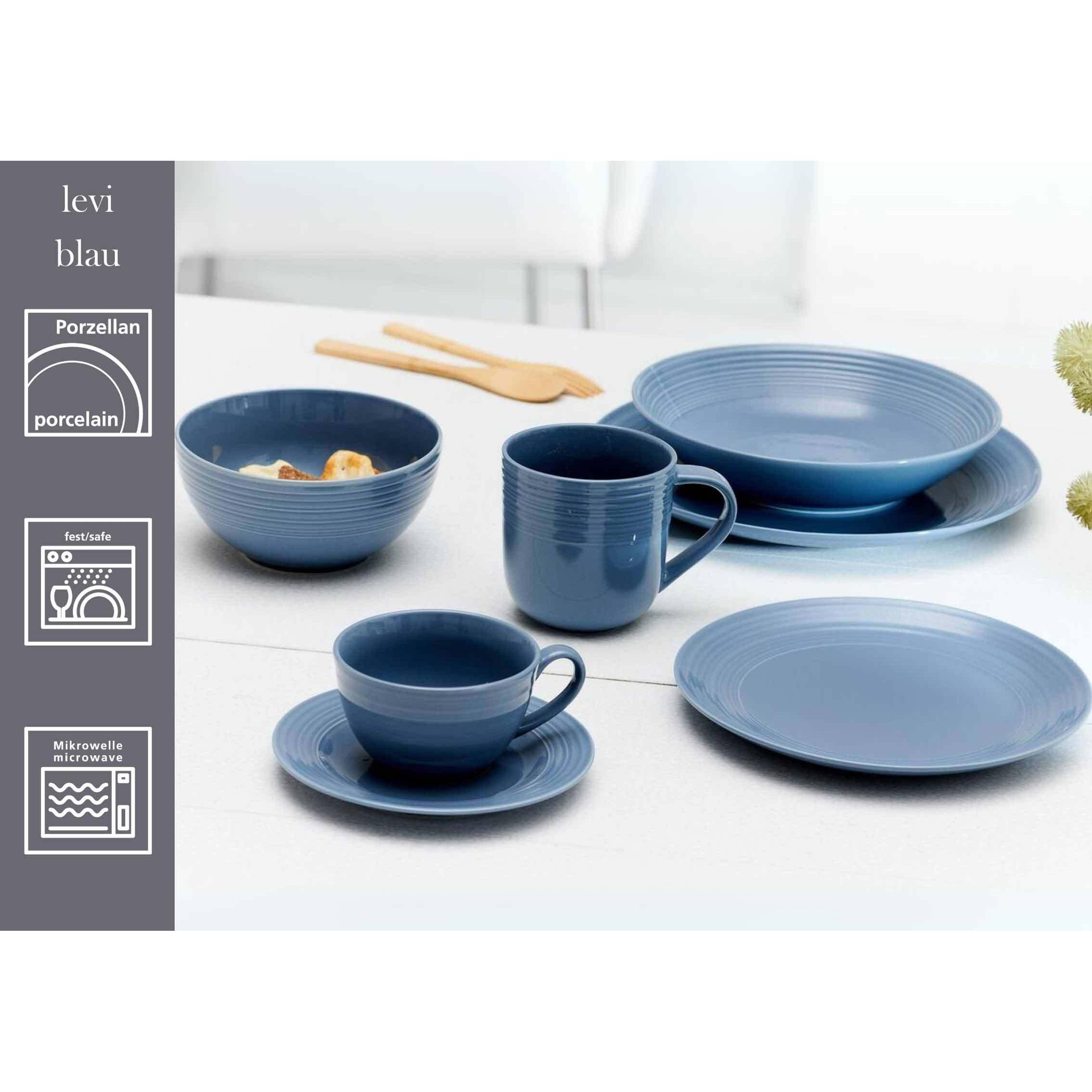 Thumbnail - Ritzenhoff & Breker Levi Suppenteller, Teller, Blau