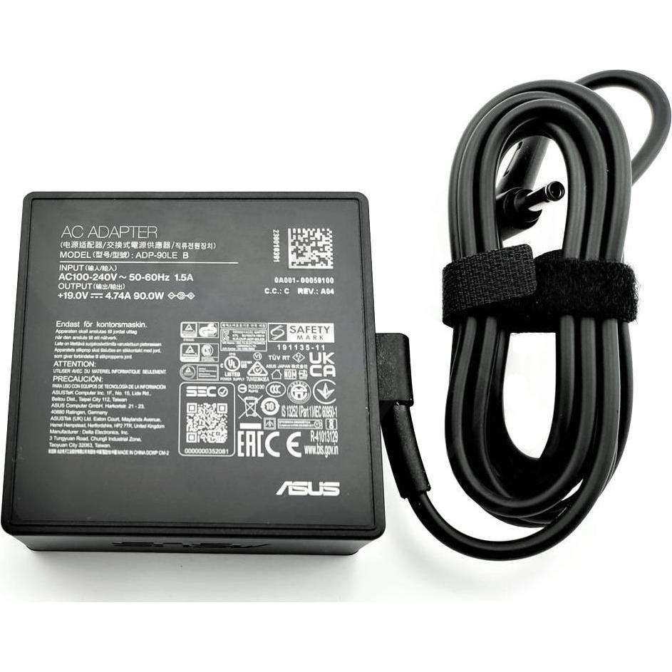 ASUS AC Adapter 90W / 19V / 4.74A / 4.5mm / 3Pin (90 W), Notebook Netzteil