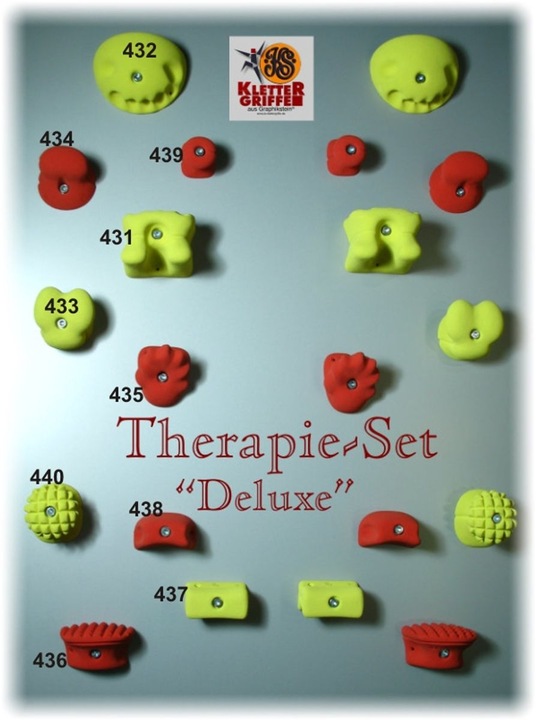Produktbild KS Klettergriffe Therapie-Klettergriff-Set Deluxe (Wunschfarbe (Anfertigung))