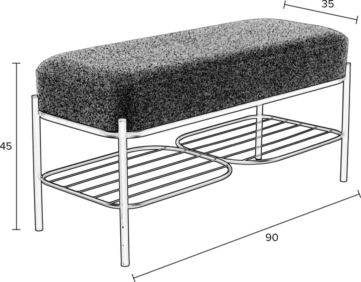Actual product image White Label Living Milou (35 cm)