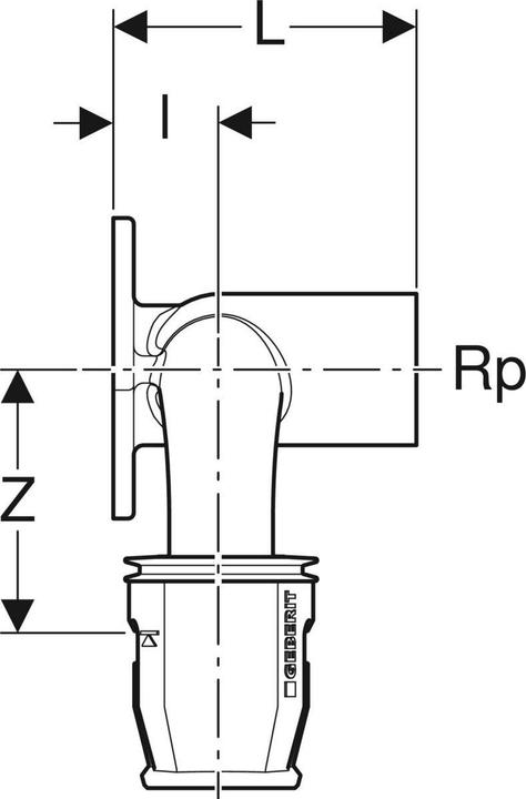 Actual product image Geberit 651.275.00.1