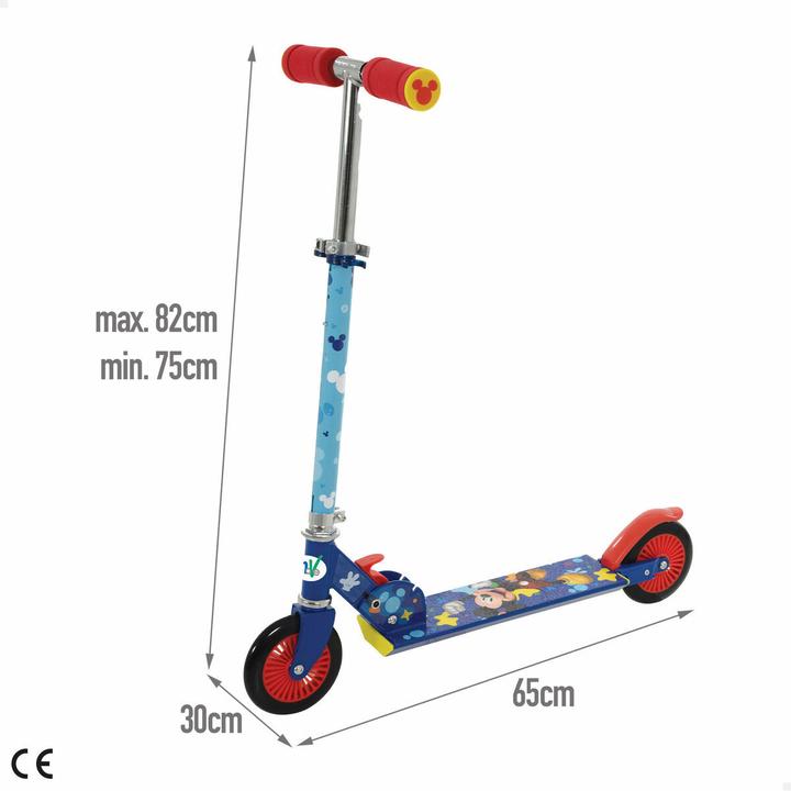 Produktbild Mickey Mouse Scooter 65 x 82 x 30 cm Blau