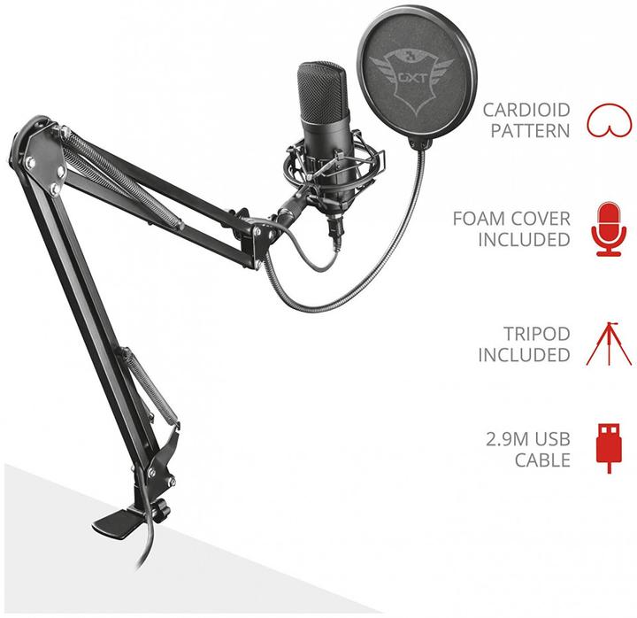 Actual product image Trust GXT 252+ Emita Plus