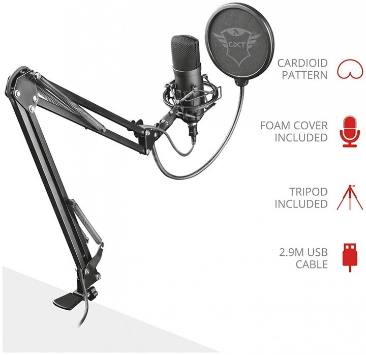 Produktbild Trust GXT 252+ Emita Plus