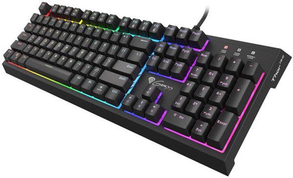 Actual product image Genesis Thor 150 keyboard USB QWERTY US English Black (Eng. Int.)