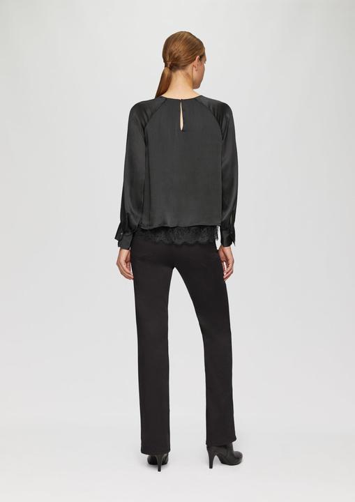 Immagine prodotto S.Oliver Bluse Festive Viskosebluse mit Struktur und Raglanärmeln (34)