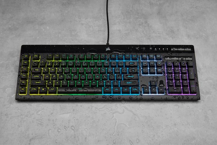 Productafbeelding Corsair K55 RGB PRO USB QWERTY-toetsenbord Zwart (IT, Bedraad)