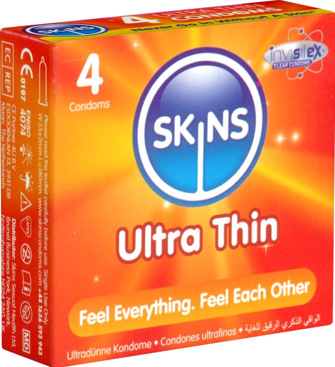 Produktbild Skins Kondome Ultra Dünn 4er Pack (4 Stk.)