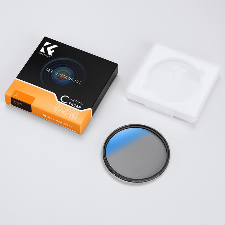 Productafbeelding K&F Concept Filter 46 MM Blauw gecoat CPL MC KU12 (46 mm)