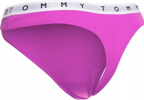 Actual product image Tommy Hilfiger Ladies 3P Thong 521 Thong Panties, Deep Crimson/Pink Amour/Deep Blue, S (S, pack of 3)