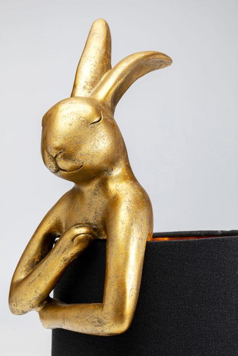 Image du produit Kare Design Lampe de table Animal Rabbit or/noir 50cm