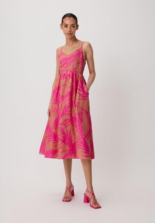 Image du produit Comma Kleid Midikleid aus Leinen (46)