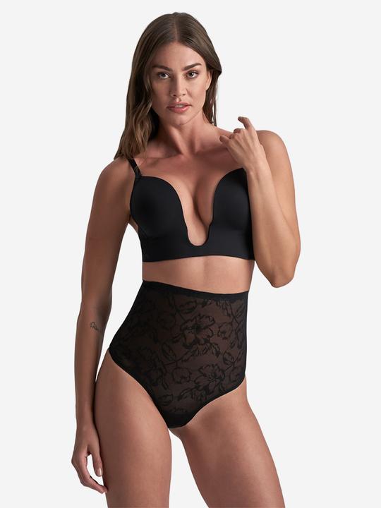 Actual product image Bye Bra Shapingslip Lacy High Waist Shaping Thong (XL, Single pack)