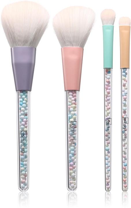 Actual product image IDC Institute CANDY MAKEUP BRUSHES set 4 pz