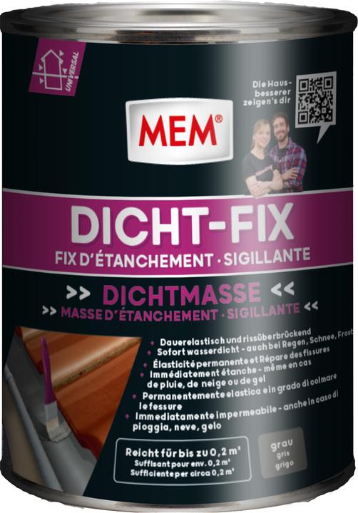 Produktbild MEM Dicht-Fix (0.57 kg, Grau, 375 ml)