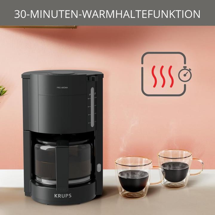 Produktbild Krups ProAroma Filterkaffeemaschine mit Glaskanne (1,25L)