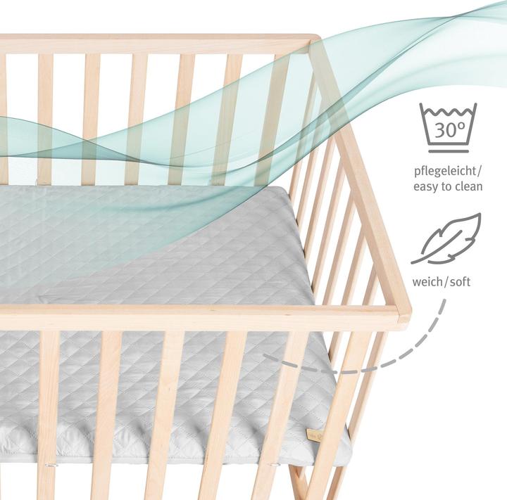 Actual product image Roba Playpen 100x75 Style grey (73 cm, 98.50 cm)