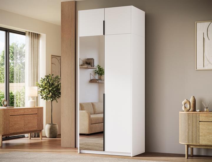 Produktbild ADRK Furniture Alera II mit Aufsatz – Drehtürenschrank (100 x 58 x 250 cm)