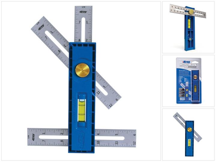 Actual product image Kreg Multi-Mark Measuring Tool ( KMA2900 ) Protractor Level Multifunctional Scribing Tool (15.20 cm)