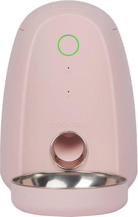 Image du produit Dogness Distributeur de nourriture intelligent avec bol en plastique WIFI mini (rose)) (2 l)