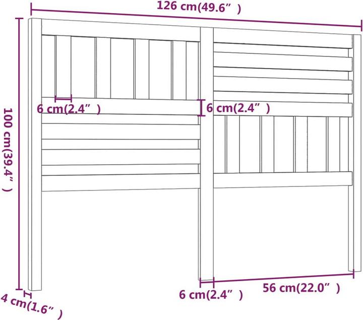 Produktbild VidaXL Kipper (126 x 4 x 100 cm)