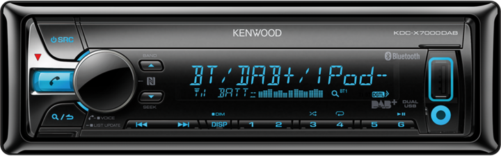 Produktbild Kenwood Corp. KDC-X7000DAB inkl. DAB-Antenne (Android Auto)