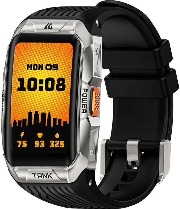 Produktbild Kospet Smartwatch Tank X2 Ultra Silber, Touchscreen: Ja (34 mm)