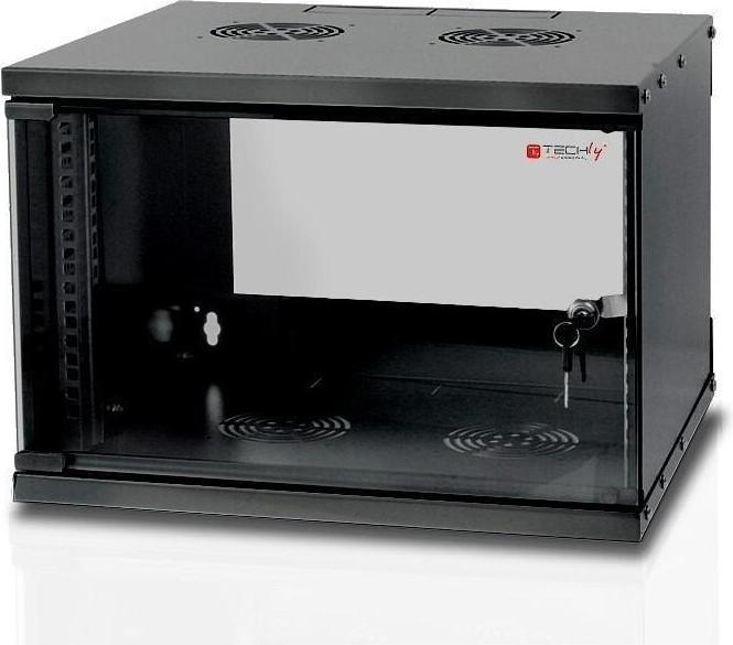 Produktbild Techly I-CASE EL-1006B45 Rack 6U Wandmontiertes Regal (6 HE, 19 Zoll Rack)