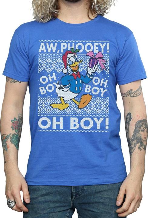 Produktbild Disney Donald Duck Christmas Fair Isle TShirt (XL)