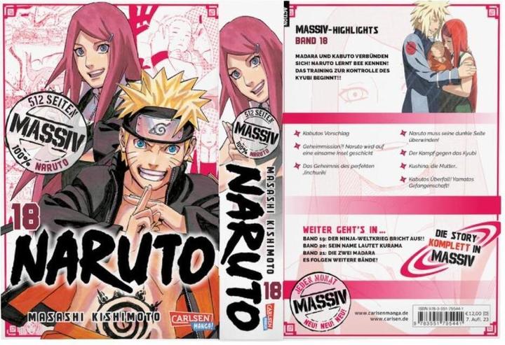 Produktbild NARUTO Massiv 18 (Deutsch, Masashi Kishimoto, 2019)
