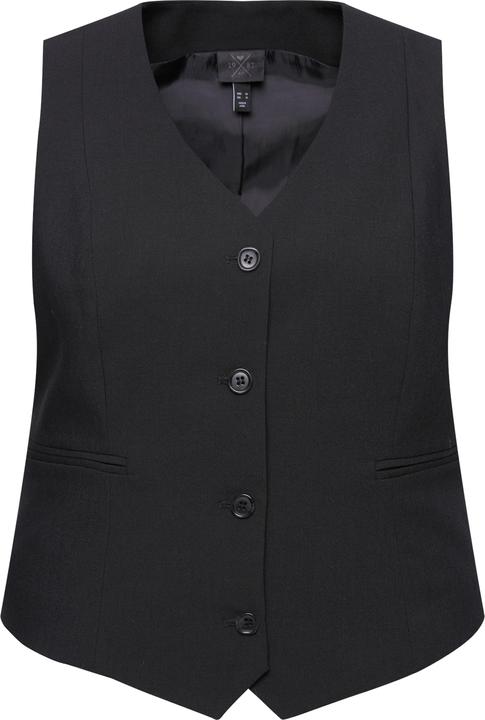 Image du produit Ulla Popken Gilet de costume, encolure en V. Poches fantaisie et doublure intégrale. (48)