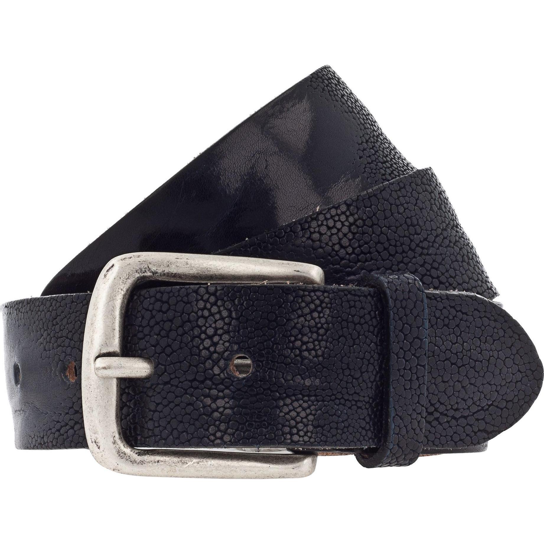 Vanzetti, Herren, Gürtel, Gürtel Leder, Blau, (115)