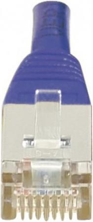 Actual product image Exertis Connect Patch cable F/UTP, CAT.6, violet, 25.0 m Patch cable with particularly narrow bend protection (CAT6, 25 m)