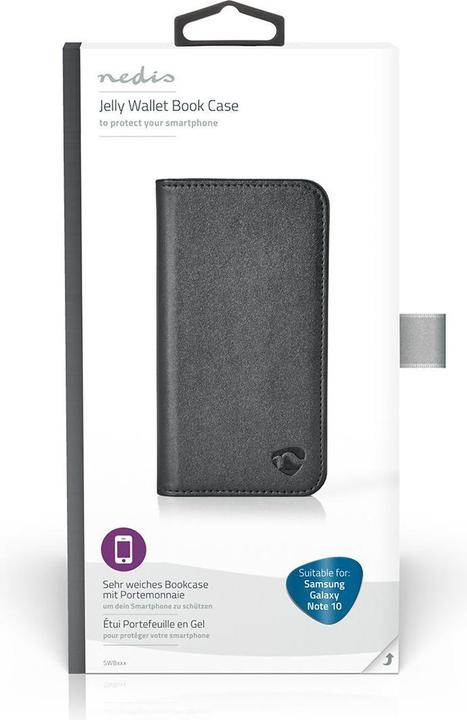 Immagine prodotto Nedis Libreria con portafoglio per Samsung Galaxy Note 10 Nero (Samsung Galaxy Note 10)