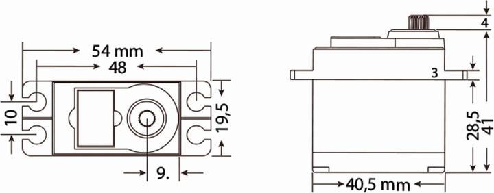 Produktbild Jamara Servo Q4 Standard