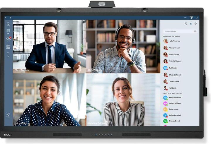 NEC MultiSync WD551, 139.7 cm (55"), IPS, 3840 x 2160 pixels, 400 cd/m², 4K Ultra HD, Direct-LE (3840 x 2160 Pixels, 55")