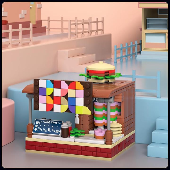 Actual product image Mould King BBQ stand