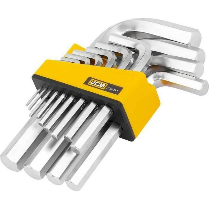 JCB, Sechskantschlüssel, Innensechskant 13 Stk. 2-19 mm