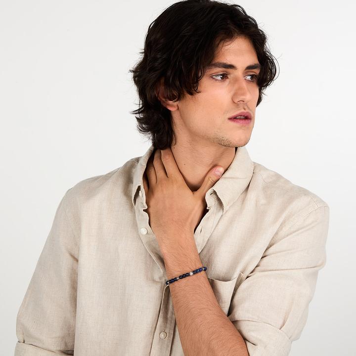 Image du produit Morellato Men's Beaded Bracelet With Lapis Lazuli Pietre S1747