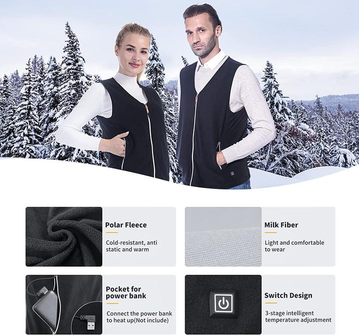 Actual product image Isopho Heated waistcoat (M)